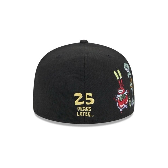 25th Anniversary SpongeBob New Era Fitted Hat size 7 3/8 - Picture 5 of 8